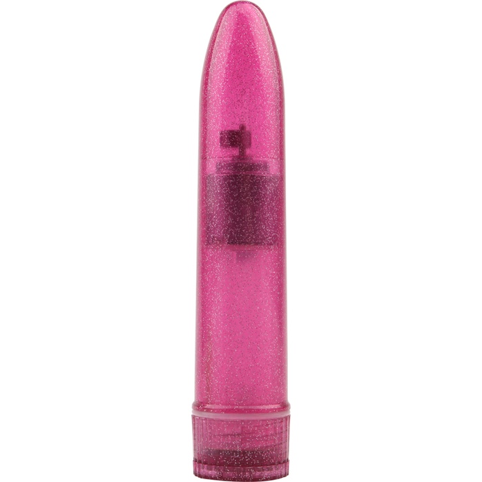 Розовый мини-вибратор Slim Mini Vibe - 13,2 см - Hi-Basic