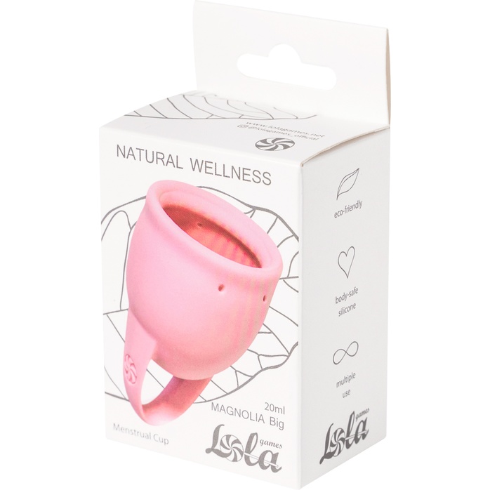 Розовая менструальная чаша Magnolia - 20 мл - Natural Wellness