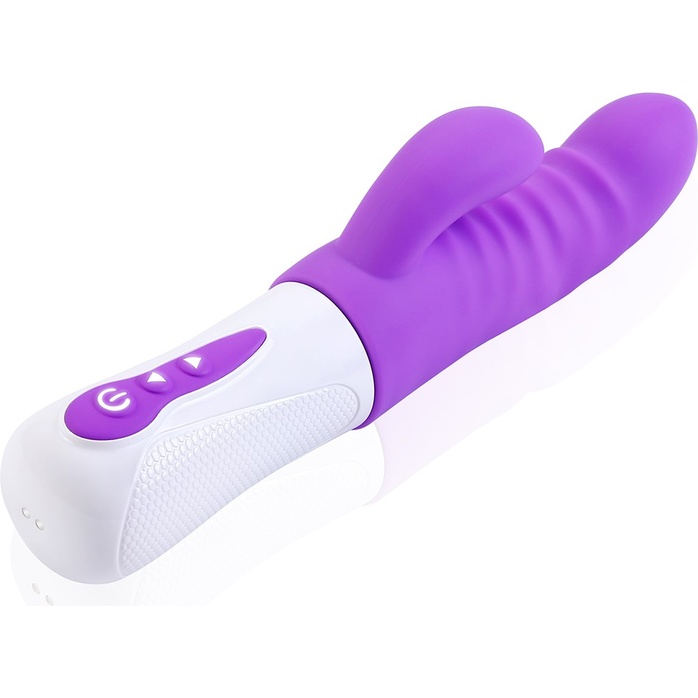 Фиолетовый вибростимулятор Purple Punch - 24 см. Фотография 4.