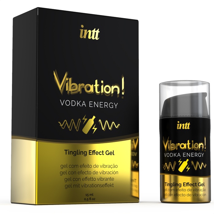 Жидкий интимный гель с эффектом вибрации Vibration! Vodka Energy - 15 мл. Фотография 2.