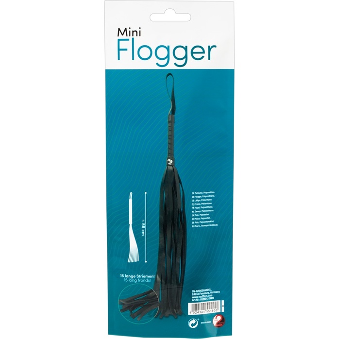 Черная плеть Mini Flogger - 56 см - You2Toys. Фотография 6.