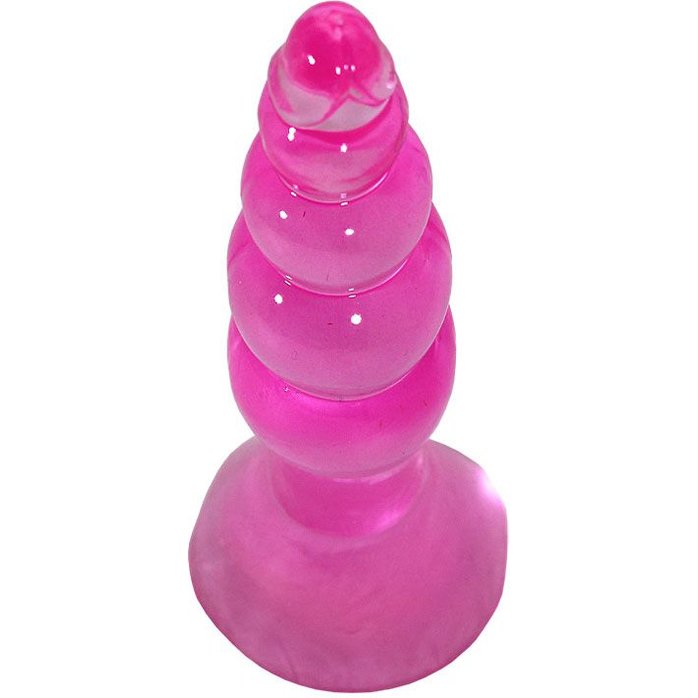 Гелевый анальный массажер HONEY DOLLS - 18 см. Фотография 2.