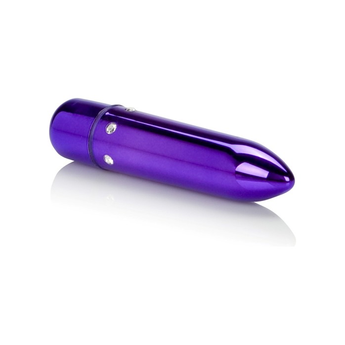Фиолетовая вибропуля с кристаллами High Intensity Purple - Crystal Chic. Фотография 3.