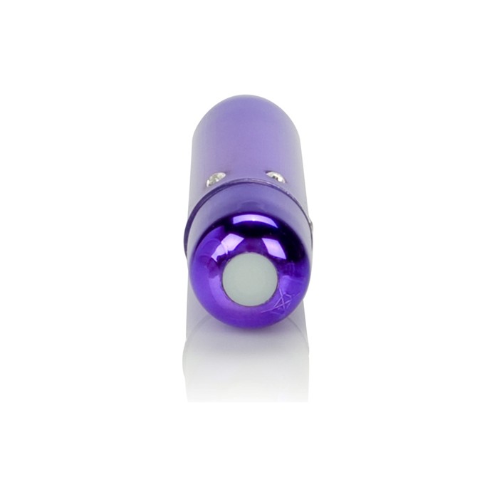 Фиолетовая вибропуля с кристаллами High Intensity Purple - Crystal Chic. Фотография 5.