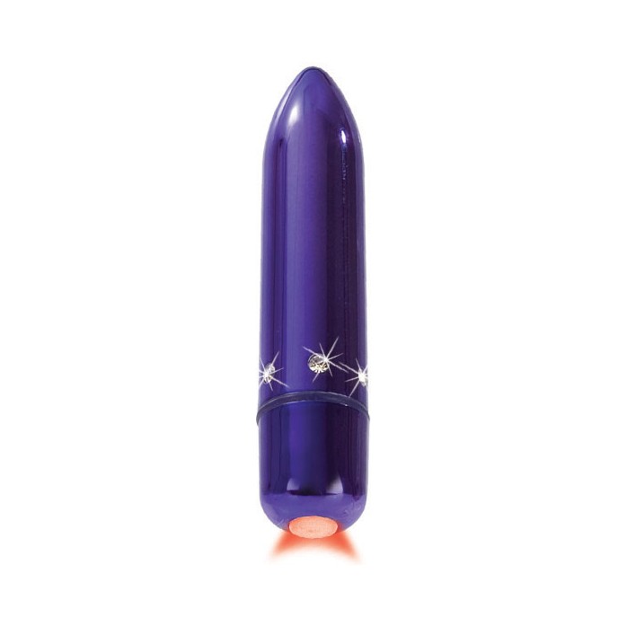 Фиолетовая вибропуля с кристаллами High Intensity Purple - Crystal Chic