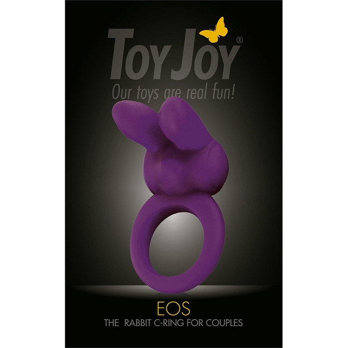 Фиолетовое эрекционное кольцо EOS THE RABBIT C-RING - Designer Edition. Фотография 2.