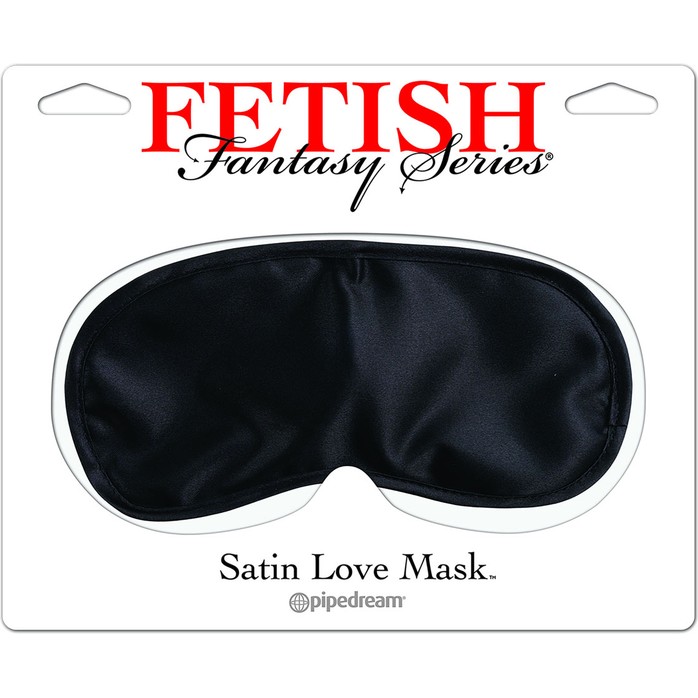 Черная сатиновая маска Satin Love Mask - Fetish Fantasy Series