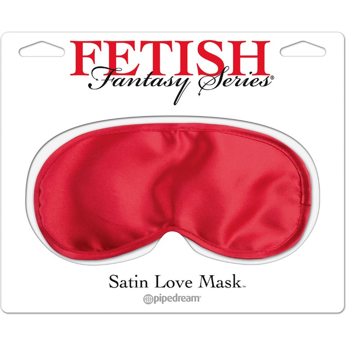 Красная сатиновая маска Satin Love Mask - Fetish Fantasy Series
