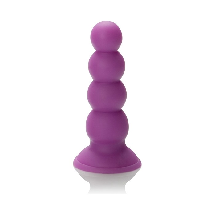 Фиолетовая анальная елочка Futurotic Plush Advanced - 13 см - Anal Toys