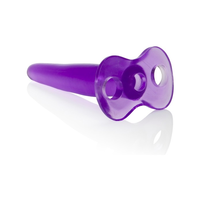 Фиолетовая силиконовая пробка Tee Probes - 12 см - Anal Toys. Фотография 4.