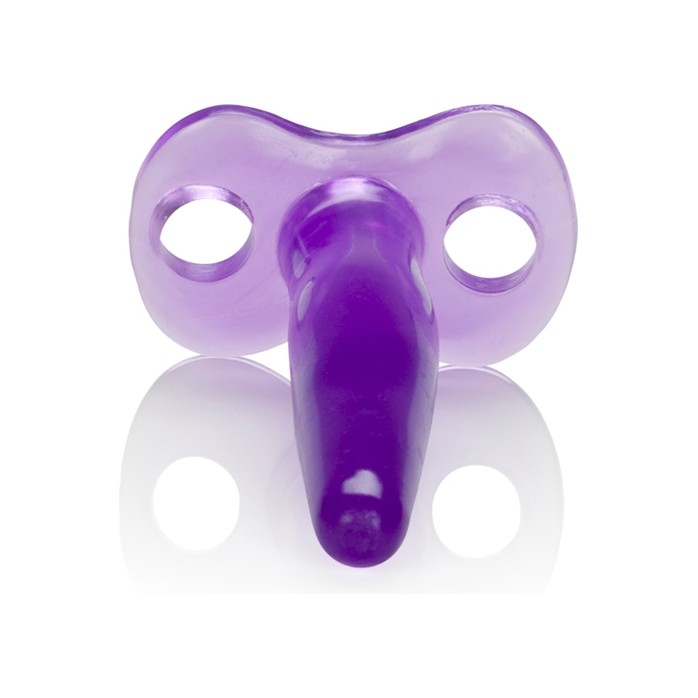 Фиолетовая силиконовая пробка Tee Probes - 12 см - Anal Toys. Фотография 6.