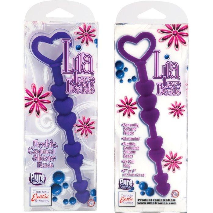 Анальная цепочка фиолетового цвета Lia Love Beads - Lia. Фотография 4.