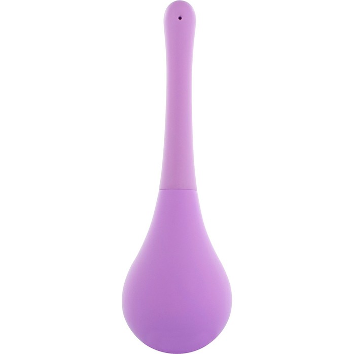 Фиолетовый анальный душ SQUEEZE CLEAN - Premium Range