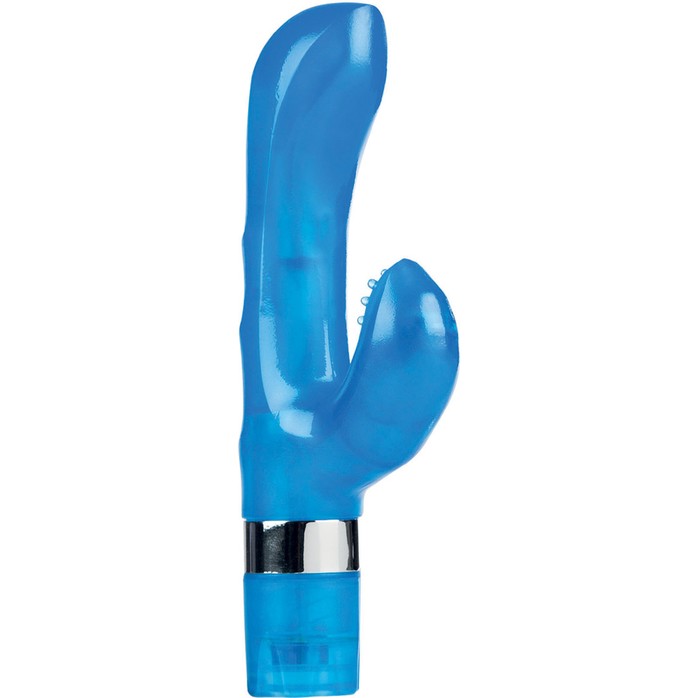 Вибратор голубого цвета PLATINUM EDITION G-KISS - Kiss Vibes