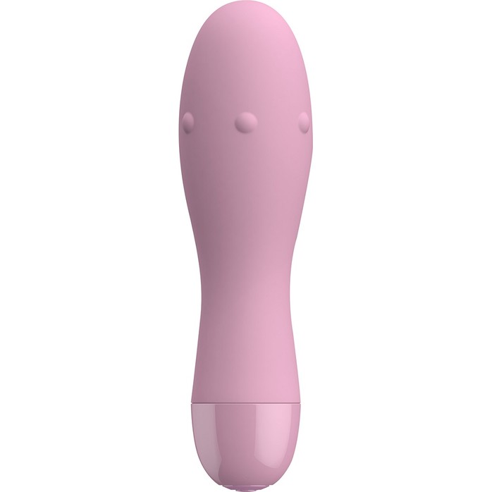 Нежно-розовый вибратор DONNA - 12 см - Cute