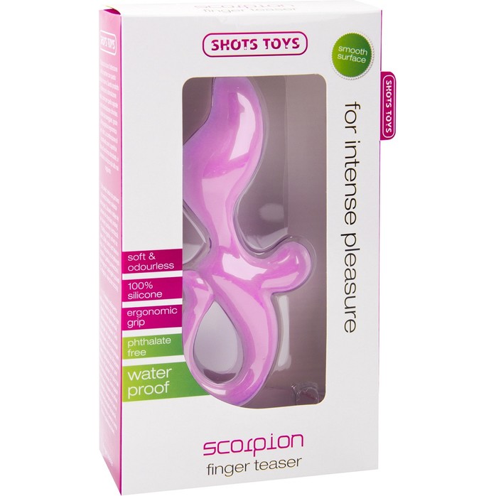 Розовый анальный стимулятор Scorpion - Shots Toys. Фотография 2.