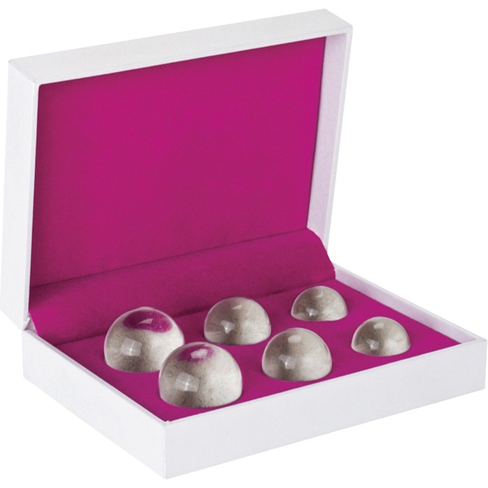 Набор стеклянных вагинальных шариков разного размера Ben Wa Balls Set - Shots Toys