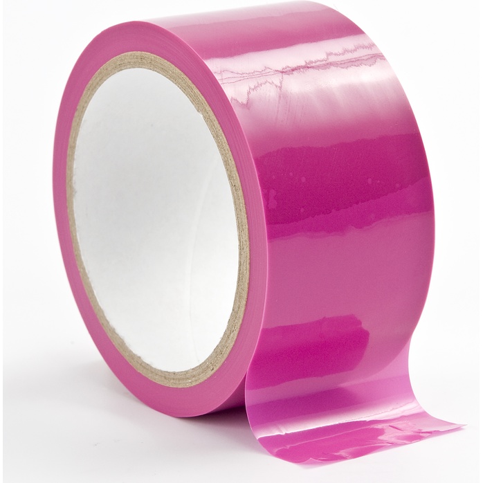 Розовая лента для связывания Bondage Tape - Ouch!