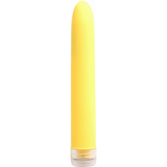 Желтый водонепроницаемый вибратор Neon Luv Touch Vibe - 17 см - Neon Luv Touch. Фотография 2.