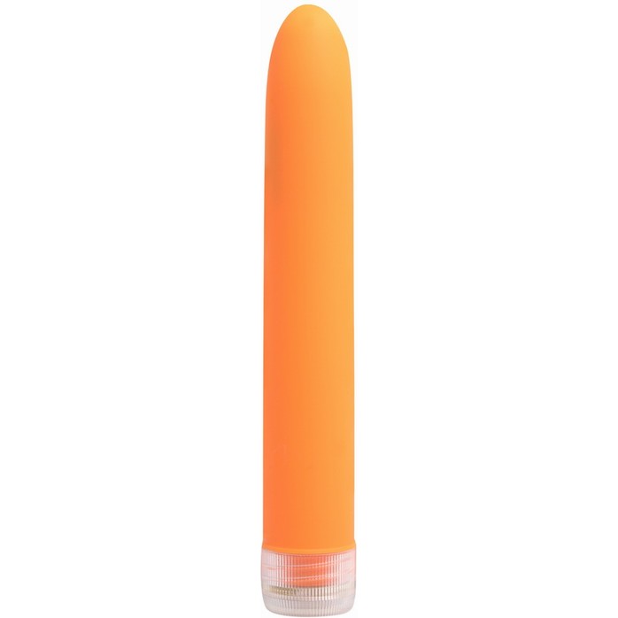 Оранжевый водонепроницаемый вибратор Neon Luv Touch Vibe - 19 см - Neon Luv Touch. Фотография 2.