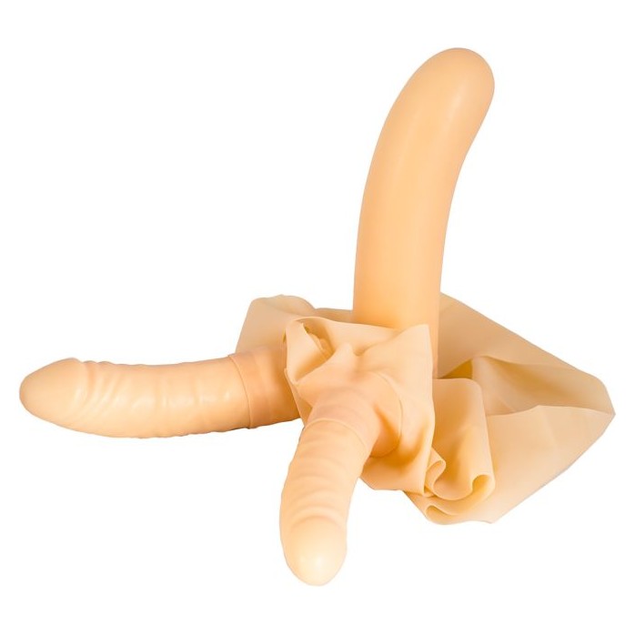 Фаллоимитатор поясной с анально-вагинальным стимулятором - Basic. Фотография 2.
