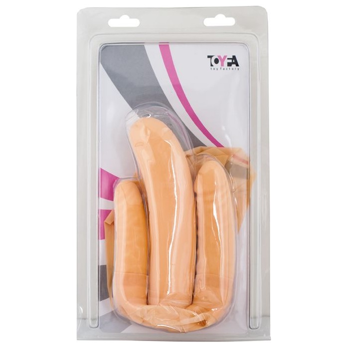 Фаллоимитатор поясной с анально-вагинальным стимулятором - Basic