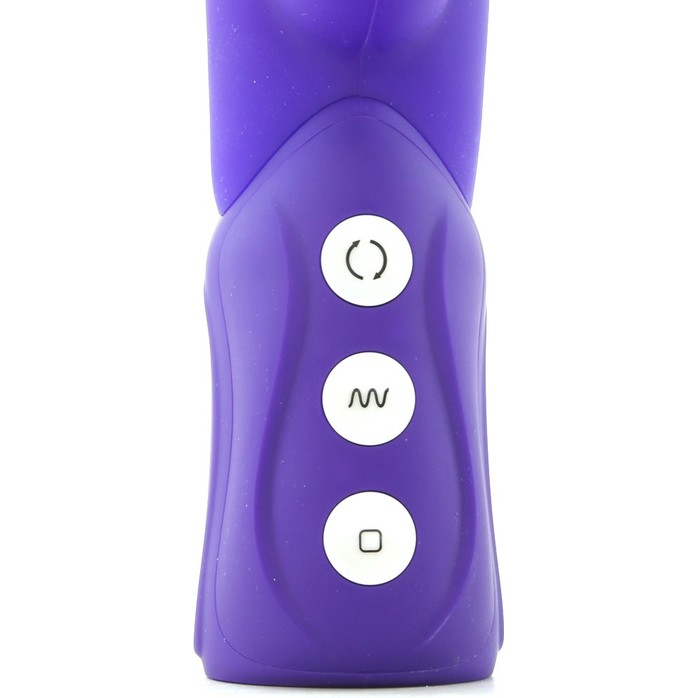 Фиолетовый хай-тек вибромассажер iVibe Select iRabbit - 26 см - IVibe Select. Фотография 6.