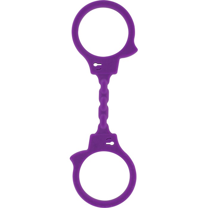 Фиолетовые эластичные наручники STRETCHY FUN CUFFS - Basics