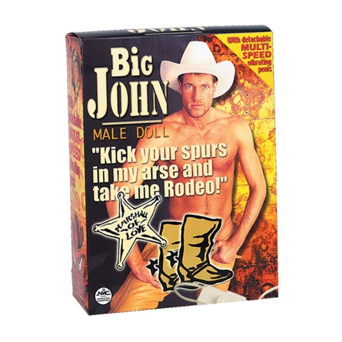 Надувная секс-кукла Big John с виброфаллосом