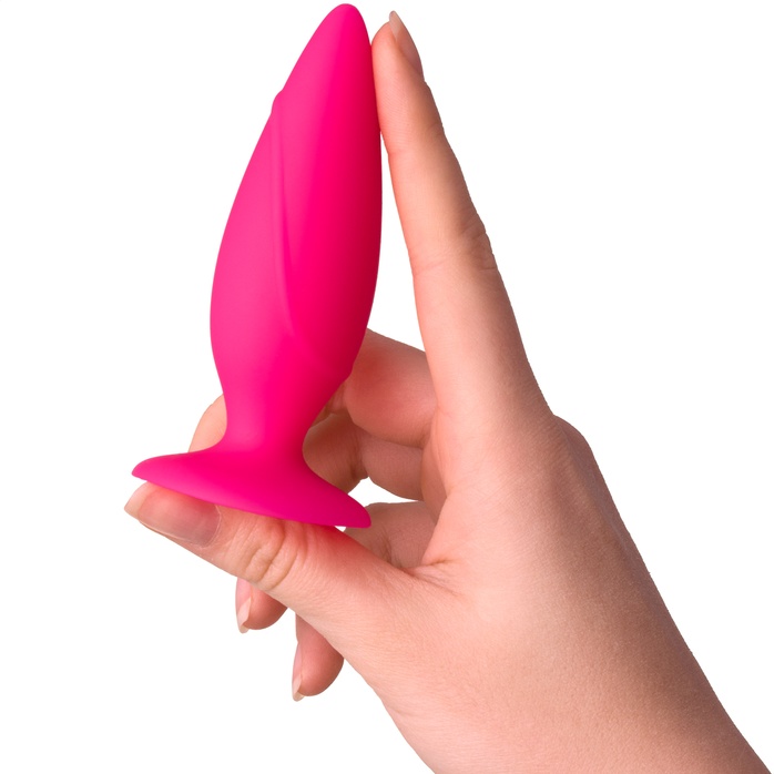 Розовая анальная втулка POPO Pleasure - 8,5 см. Фотография 3.