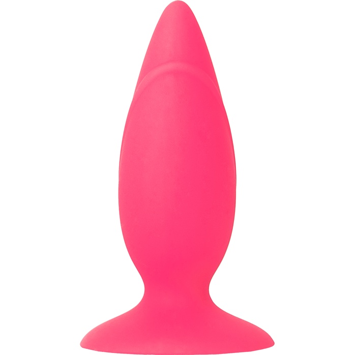 Конусообразная анальная пробка POPO Pleasure розового цвета - 9 см. Фотография 2.