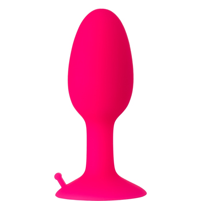 Розовая анальная втулка со стальным шариком внутри POPO Pleasure - 8,5 см