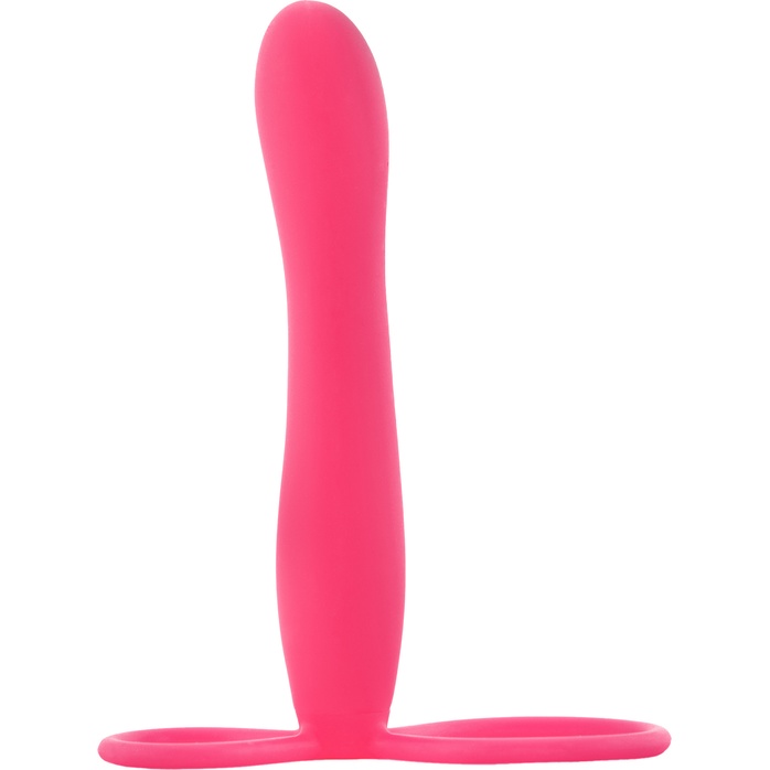 Розовая насадка на пенис POPO Pleasure для анальной стимуляции - 14,5 см. Фотография 2.