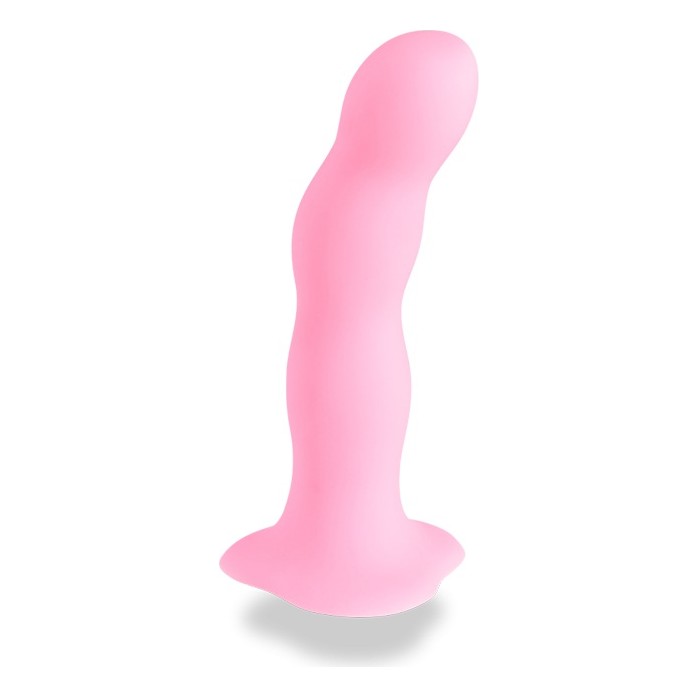 Розовый фаллоимитатор BOUNCER - 18 см