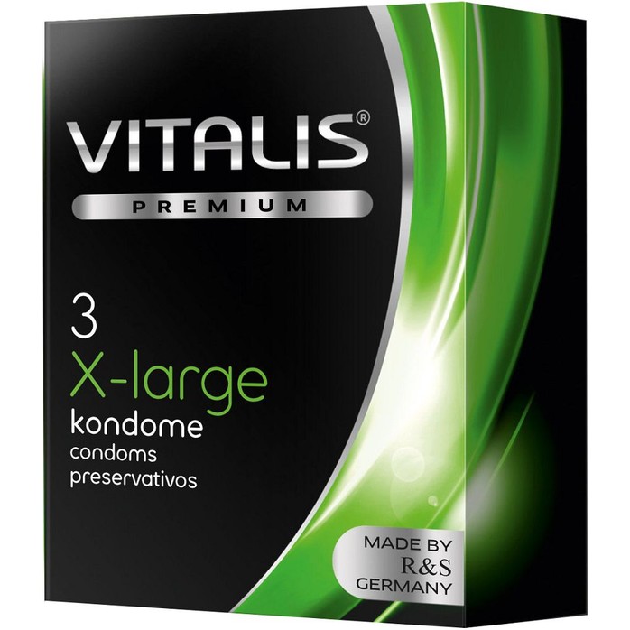 Презервативы увеличенного размера VITALIS PREMIUM x-large - 3 шт