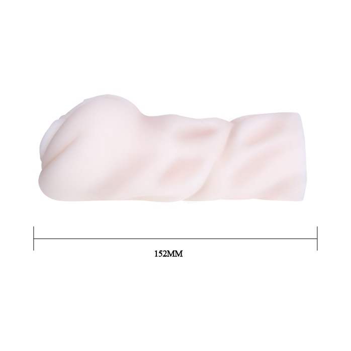 Рифленый мастурбатор со входом-вагиной. Фотография 4.