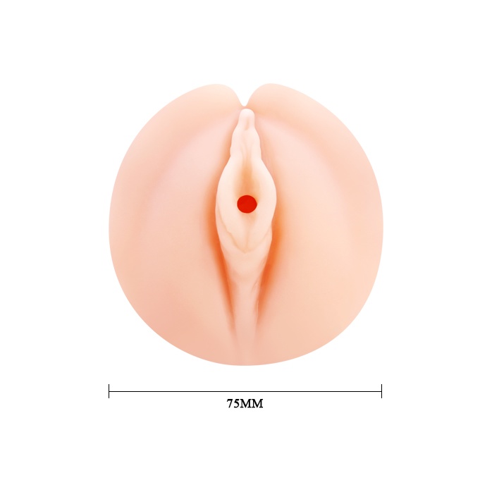 Телесный мастурбатор-вагина с вибрацией. Фотография 6.