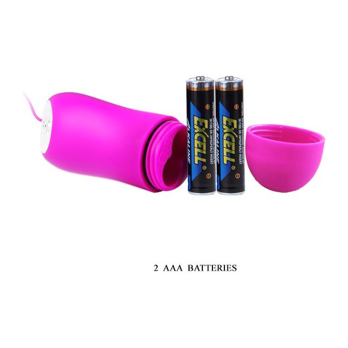 Лиловое виброяйцо Pleasure Shell в форме капли. Фотография 6.