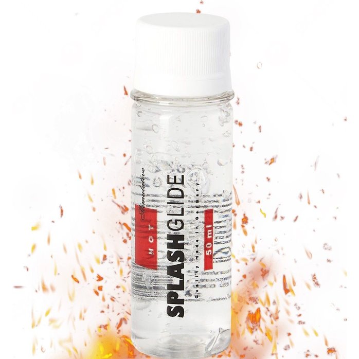 Возбуждающий лубрикант на водной основе Splashglide Hot Stimulative - 50 мл. Фотография 7.