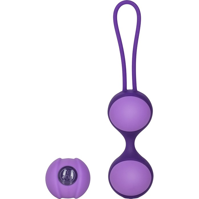 Фиолетовые вагинальные шарики MINI STELLA II KEGEL BALLS - Key. Фотография 2.