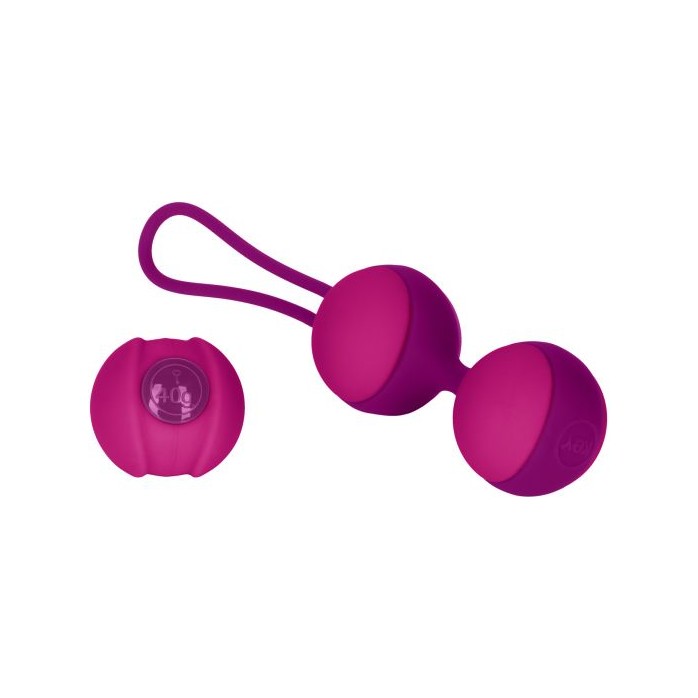 Розовые вагинальные шарики Mini Stella II - Key. Фотография 4.