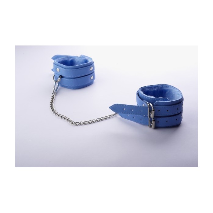 Голубые оковы на ноги - BDSM accessories