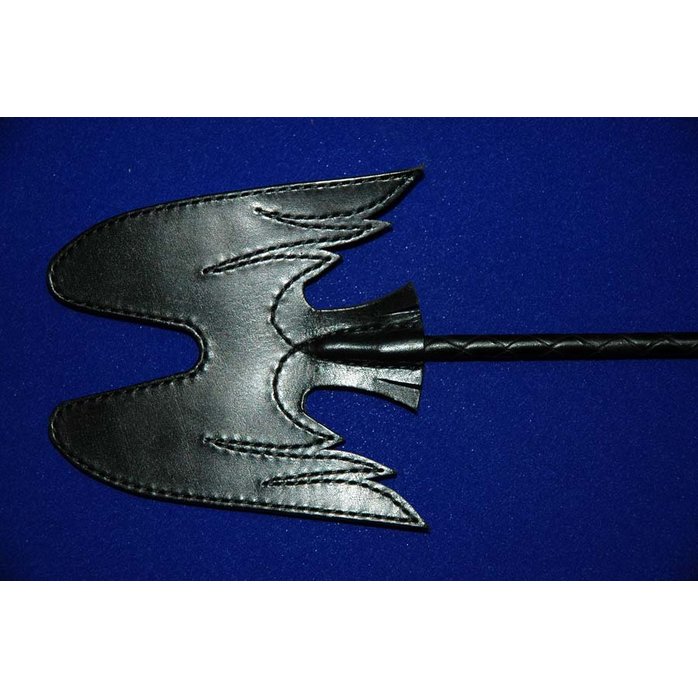 Чёрный стек Крылья Амура с наконечником в виде крылышек - 80 см. Фотография 2.