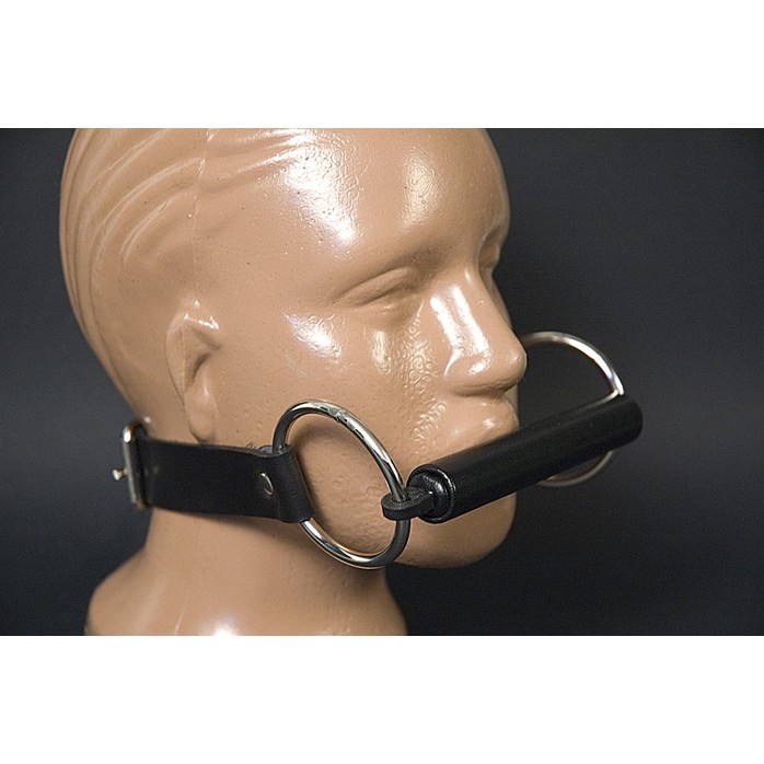 Кляп-трензель Щадящий на кожаных ремешках