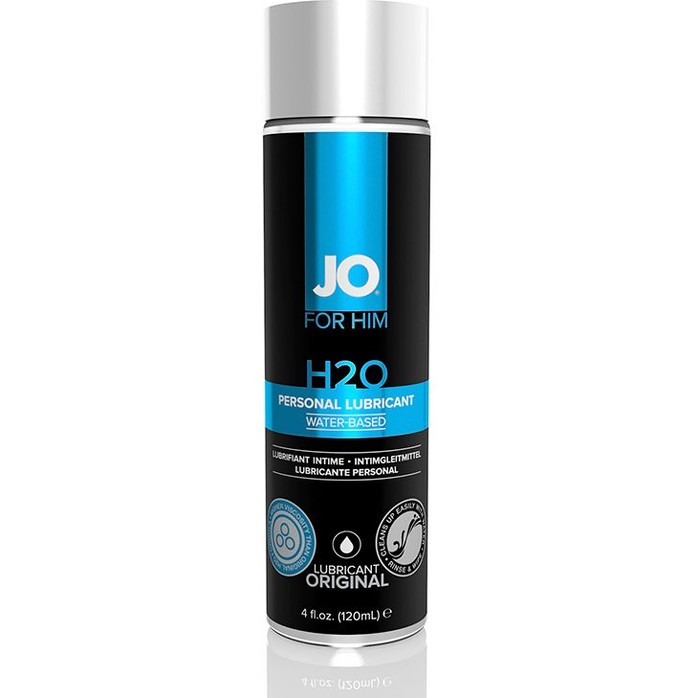Мужской лубрикант на водной основе JO for Men H2O - 120 мл