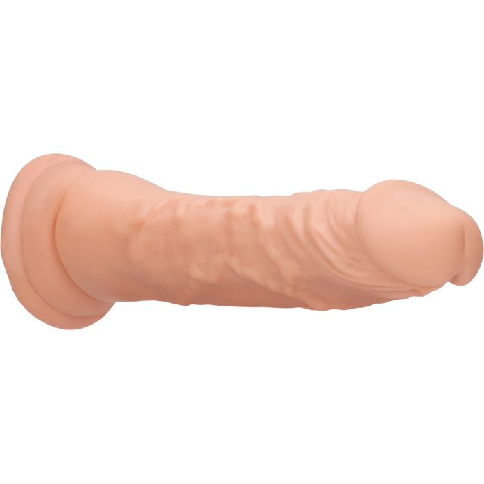 Телесный фаллоимитатор Realistic Dildo - 20 см - RealRock. Фотография 7.