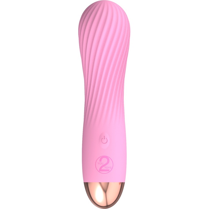Розовый мини-вибратор Cuties 2.0 - 12,5 см - You2Toys
