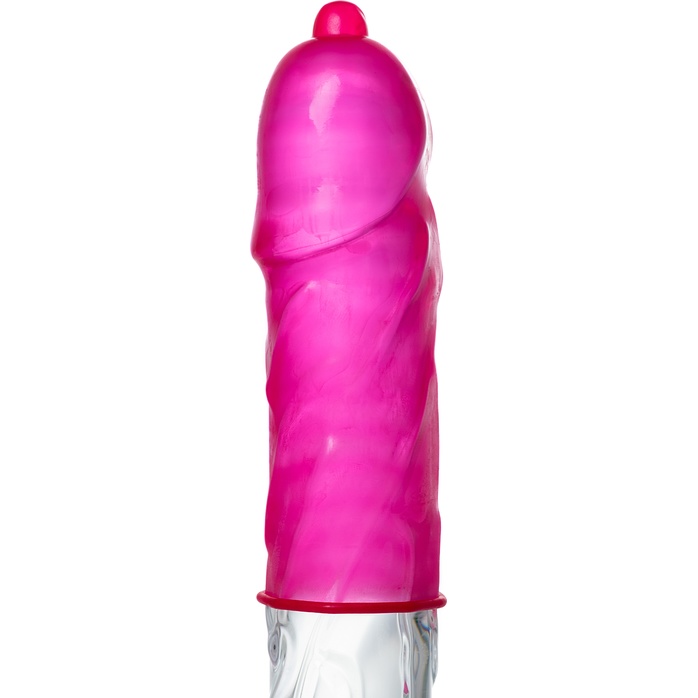 Цветные презервативы VIVA Color Aroma с ароматом клубники - 3 шт. Фотография 2.