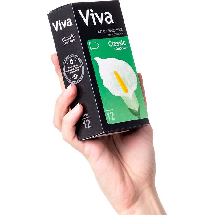 Классические презервативы VIVA Classic - 12 шт. Фотография 4.