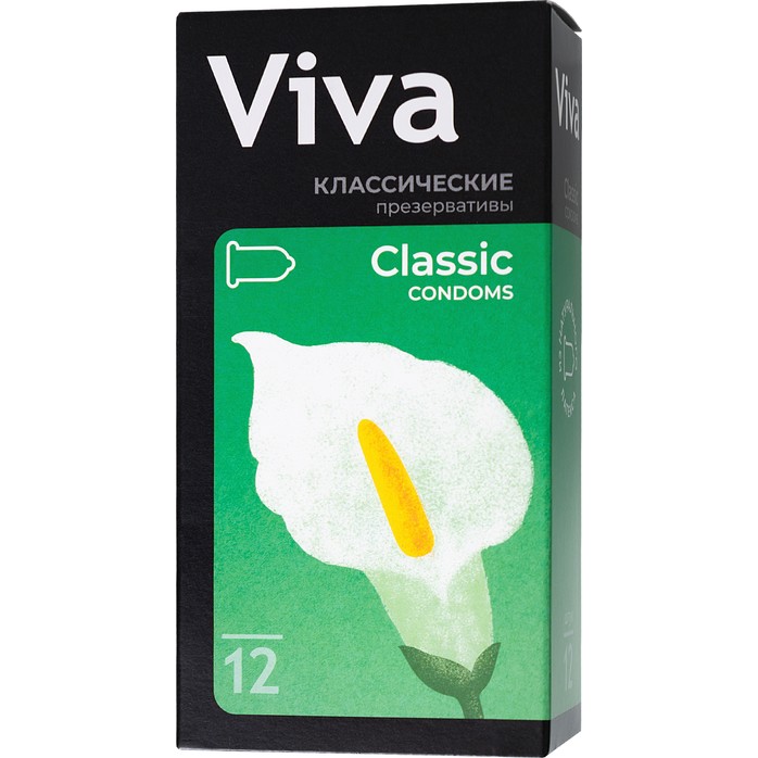 Классические презервативы VIVA Classic - 12 шт. Фотография 6.